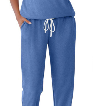 Fantaslook Pajamas Sets for Women Short Sleeve Henley Shirt and Pants With Drawstring Casual Lounge Wear Sets Summer Outfits